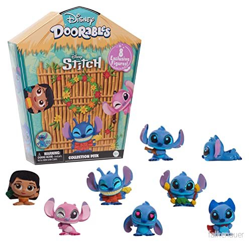 Disney Doorables Stitch Collection Peek, barnleksaker för åldrar 5 upp 886144447020