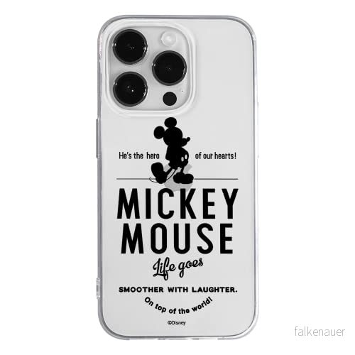 ERT GROUP mobiltelefonfodral för Apple Iphone 14 PRO MAX originalt och officiellt licensierat Disney mönster Mickey 014 optimalt anpassad till formen på mobiltelefonen, gedeeltelijk transparant 5905131943804