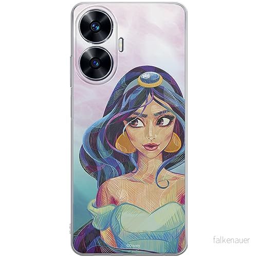 ERT GROUP mobiltelefonfodral för Realme C55 originalt och officiellt licensierat Disney mönster Jasmine 002 optimalt anpassad till formen på mobiltelefonen, fodral tillverkad av TPU plast 5905511873684