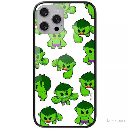 ERT GROUP mobiltelefonfodral för Apple Iphone 13 originalt och officiellt licensierat Marvel mönster Hulk 006 tillverkad av härdat glas, skyddsfodral 5904805872426