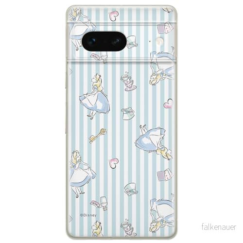 ERT GROUP mobiltelefonfodral för Google PIXEL 7 originalt och officiellt licensierat Disney mönster Alice 001 optimalt anpassad till formen på mobiltelefonen, fodral tillverkad av TPU plast 5905795138998