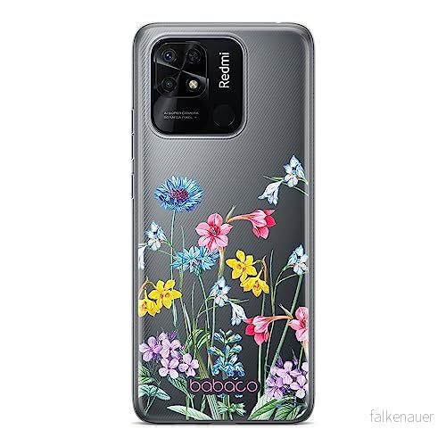 ERT GROUP mobiltelefonfodral för Xiaomi REDMI 10C originalt och officiellt licensierat Babaco mönster Flowers 040 optimalt anpassad till formen på mobiltelefonen, gedeeltelijk transparant 5905511546496