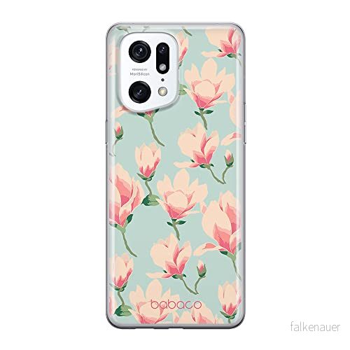ERT GROUP mobiltelefonfodral för Oppo FIND X5 PRO originalt och officiellt licensierat Babaco mönster Flowers 016 optimalt anpassad till formen på mobiltelefonen, fodral tillverkad av TPU plast 5905511413415