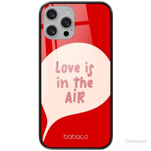 ERT GROUP mobiltelefonfodral för Apple Iphone XR originalt och officiellt licensierat Babaco mönster Love is in the air 001 tillverkad av härdat glas, anpassat till mobilens form, skyddsfodral 5904805031168