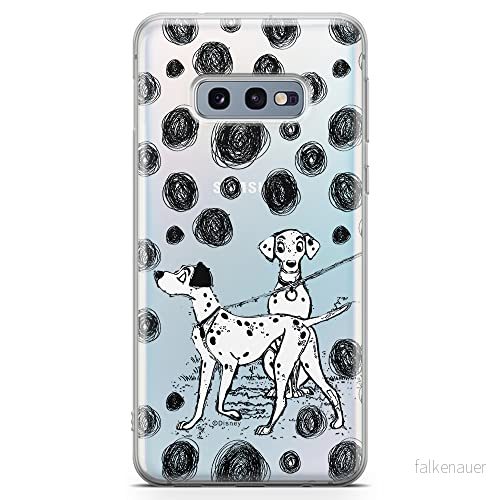 ERT GROUP mobiltelefonfodral för Samsung S10e originalt och officiellt licensierat Disney mönster Dalmatian 002 optimalt anpassad till formen på mobiltelefonen, gedeeltelijk transparant 5903040569948