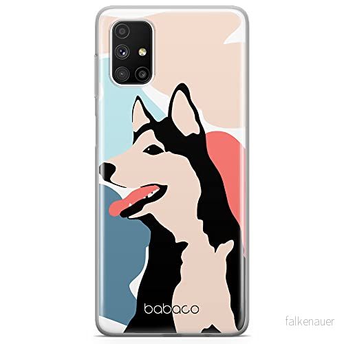 ERT GROUP mobiltelefonfodral för Samsung M51 originalt och officiellt licensierat Babaco mönster Dogs 001 Vit optimalt anpassad till formen på mobiltelefonen, fodral tillverkad av TPU plast 5905131000651