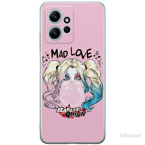 ERT GROUP mobiltelefonfodral för Xiaomi REDMI NOTE 12 4G originalt och officiellt licensierat DC mönster Harley Quinn 001 anpassad till formen på mobiltelefonen, fodral tillverkad av TPU plast 5905511939540