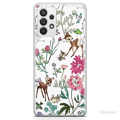 ERT GROUP mobiltelefonfodral för Samsung A32 4G LTE originalt och officiellt licensierat Disney mönster Bambi & Friends 001 anpassad till formen på mobiltelefonen, fodral tillverkad av TPU plast 5903040467534