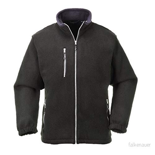 Portwest F401 City Fleece, Regelbunden, Storlek L, Svart 5036108161096