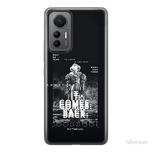 ERT GROUP mobiltelefonfodral för Xiaomi 12 LITE originalt och officiellt licensierat Horror mönster It 017 optimalt anpassad till formen på mobiltelefonen, fodral tillverkad av TPU plast 5905511508487