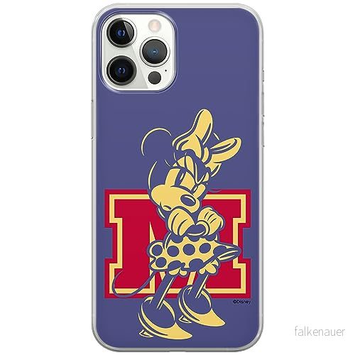ERT GROUP mobiltelefonfodral för Iphone 12 PRO MAX originalt och officiellt licensierat Disney mönster Minnie 072 optimalt anpassad till formen på mobiltelefonen, fodral tillverkad av TPU plast 5905795023867