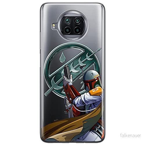 ERT GROUP mobiltelefonfodral för Xiaomi REDMI NOTE 9T originalt och officiellt licensierat Star Wars mönster Boba Fett 002 optimalt anpassad till formen på mobiltelefonen, gedeeltelijk transparant 5904805651144