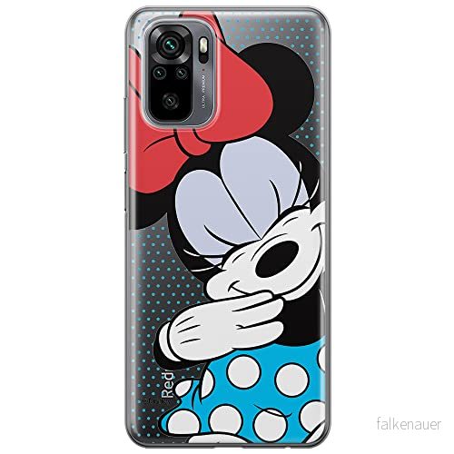 ERT GROUP mobiltelefonfodral för Xiaomi REDMI NOTE 10/ 10S originalt och officiellt licensierat Disney mönster Minnie 033 optimalt anpassad till formen på mobiltelefonen, gedeeltelijk transparant 5903537191751