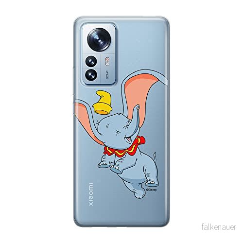 ERT GROUP mobiltelefonfodral för Xiaomi 12 PRO originalt och officiellt licensierat Disney mönster Dumbo 015 optimalt anpassad till formen på mobiltelefonen, gedeeltelijk transparant 5905511529031