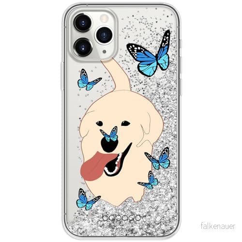 ERT GROUP mobiltelefonfodral för Apple Iphone 11 PRO MAX originalt och officiellt licensierat Babaco mönster Dogs 011 optimalt anpassad till formen på mobiltelefonen, med glitter overflow effekt 5905131052322