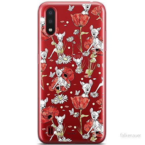 ERT GROUP mobiltelefonfodral för Samsung A01 originalt och officiellt licensierat Disney mönster Bambi 001 optimalt anpassad till formen på mobiltelefonen, gedeeltelijk transparant 5904805415340