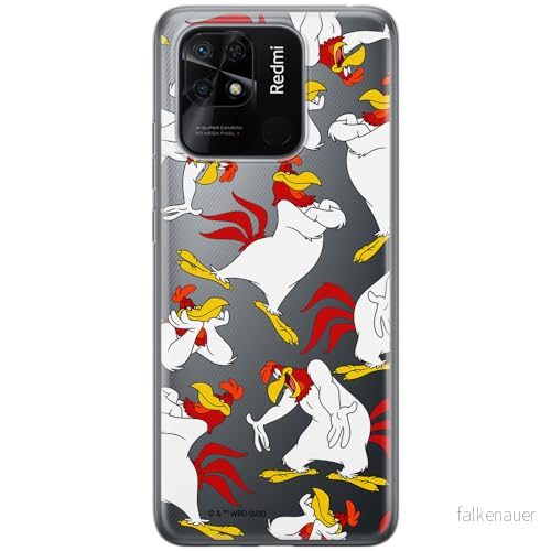 ERT GROUP mobiltelefonfodral för Xiaomi REDMI 10C originalt och officiellt licensierat Looney Tunes mönster Foghorn Leghorn 001 anpassad till formen på mobiltelefonen, gedeeltelijk transparant 5905511668143
