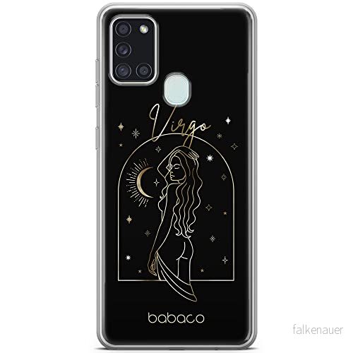 ERT GROUP mobiltelefonfodral för Samsung A21s originalt och officiellt licensierat Babaco mönster Zodiac Woman 006 optimalt anpassad till formen på mobiltelefonen, fodral tillverkad av TPU plast 5903932229493