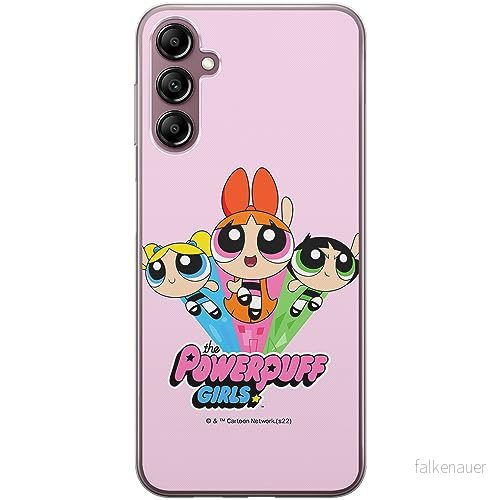 ERT GROUP mobiltelefonfodral för Samsung A14 4G/5G originalt och officiellt licensierat The Powerpuff Girls mönster 029 optimalt anpassad till formen på mobiltelefonen, fodral tillverkad av TPU plast 5905511974411