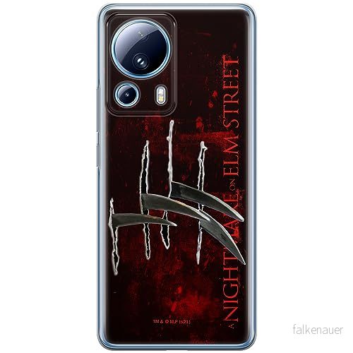 ERT GROUP mobiltelefonfodral för Xiaomi 13 LITE/CIVI 2 originalt och officiellt licensierat Horror mönster Nightmare of Elm Street 004, fodral tillverkad av TPU plast 5905511929206