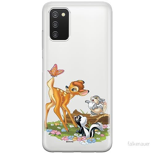 ERT GROUP mobiltelefonfodral för Samsung A03S originalt och officiellt licensierat Disney mönster Bambi & Friends 002 optimalt anpassad till formen på mobiltelefonen, gedeeltelijk transparant 5905511990138