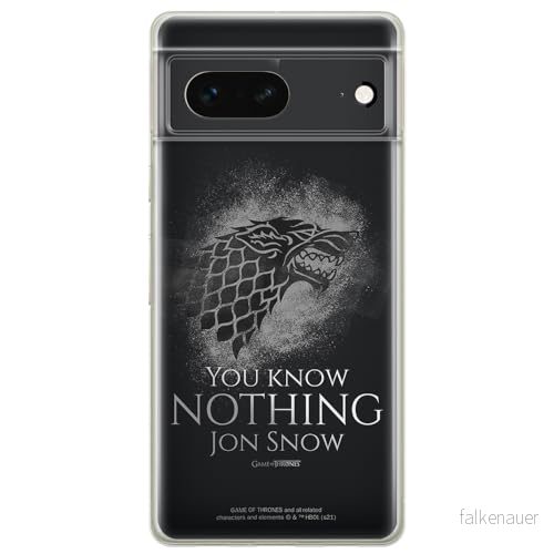 ERT GROUP mobiltelefonfodral för Google PIXEL 7 originalt och officiellt licensierat Game of Thrones mönster 020 optimalt anpassad till formen på mobiltelefonen, fodral tillverkad av TPU plast 5905795145903