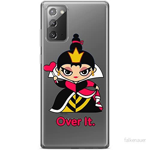 ERT GROUP mobiltelefonfodral för Samsung GALAXY NOTE 20 originalt och officiellt licensierat Disney mönster Queen of Hearts 001 anpassad till formen på mobiltelefonen, gedeeltelijk transparant 5905131424433