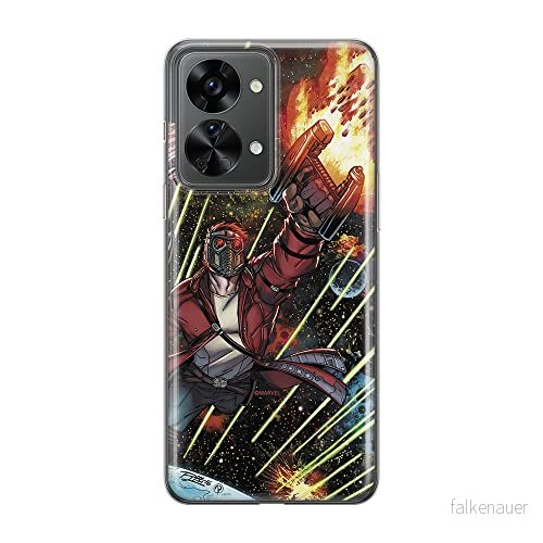 ERT GROUP mobiltelefonfodral för Oneplus NORD 2T 5G originalt och officiellt licensierat Marvel mönster Star Lord 004 optimalt anpassad till formen på mobiltelefonen, fodral tillverkad av TPU plast 5905511262785