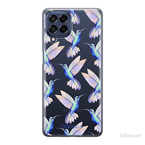 ERT GROUP mobiltelefonfodral för Samsung M53 5G originalt och officiellt licensierat Babaco mönster Hummingbird 002 optimalt anpassad till formen på mobiltelefonen, gedeeltelijk transparant 5905511382025