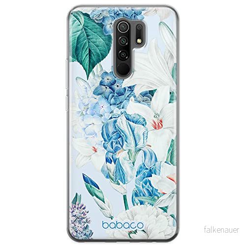 ERT GROUP mobiltelefonfodral för Xiaomi REDMI 9 originalt och officiellt licensierat Babaco mönster Flowers 026 optimalt anpassad till formen på mobiltelefonen, fodral tillverkad av TPU plast 5905131260321