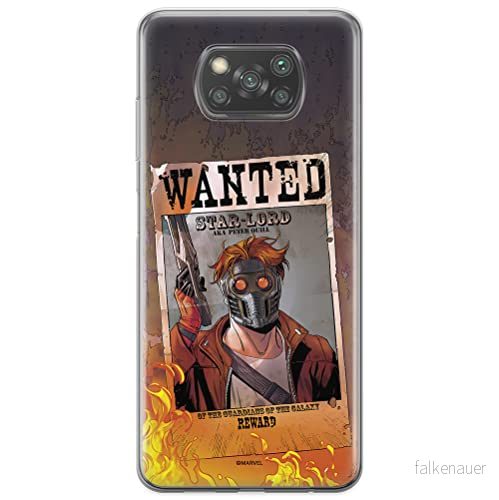 ERT GROUP mobiltelefonfodral för Xiaomi POCOPHONE X3 originalt och officiellt licensierat Marvel mönster Star Lord 001 optimalt anpassad till formen på mobiltelefonen, fodral tillverkad av TPU plast 5903537123493