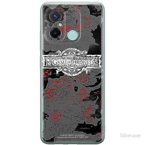 ERT GROUP mobiltelefonfodral för Xiaomi REDMI 12C/ 11A originalt och officiellt licensierat Game of Thrones mönster 010 anpassad till formen på mobiltelefonen, fodral tillverkad av TPU plast 5905511844691