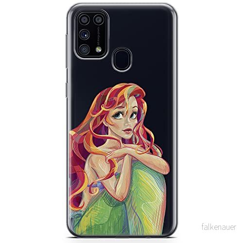 ERT GROUP mobiltelefonfodral för Samsung M31 originalt och officiellt licensierat Disney mönster Ariel 004 optimalt anpassad till formen på mobiltelefonen, gedeeltelijk transparant 5904805480058