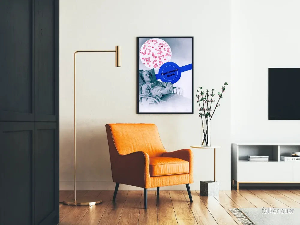 Vintageposter Opotonique Merck Vetenskaplig Väggdekoration - Bild 2