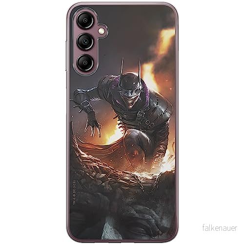 ERT GROUP mobiltelefonfodral för Samsung A14 4G/5G originalt och officiellt licensierat DC mönster Batman Who Laughs 001 optimalt anpassad till formen på mobiltelefonen, fodral tillverkad av TPU plast 5905511835064
