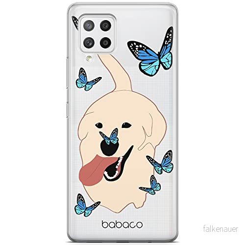 ERT GROUP mobiltelefonfodral för Samsung A42 5G originalt och officiellt licensierat Babaco mönster Dogs 011 Vit optimalt anpassad till formen på mobiltelefonen, gedeeltelijk transparant 5905131005670
