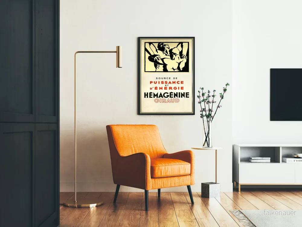 Vintageposter Hémagénine Giraud – Kraft- och energikälla - Bild 2