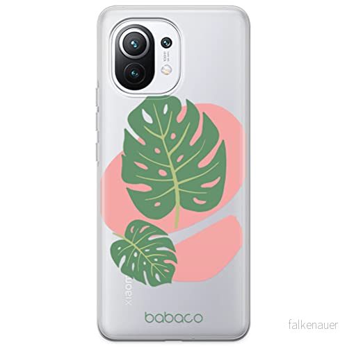 ERT GROUP mobiltelefonfodral för Xiaomi 11 originalt och officiellt licensierat Babaco mönster Plants 011 optimalt anpassad till formen på mobiltelefonen, gedeeltelijk transparant 5903932576924