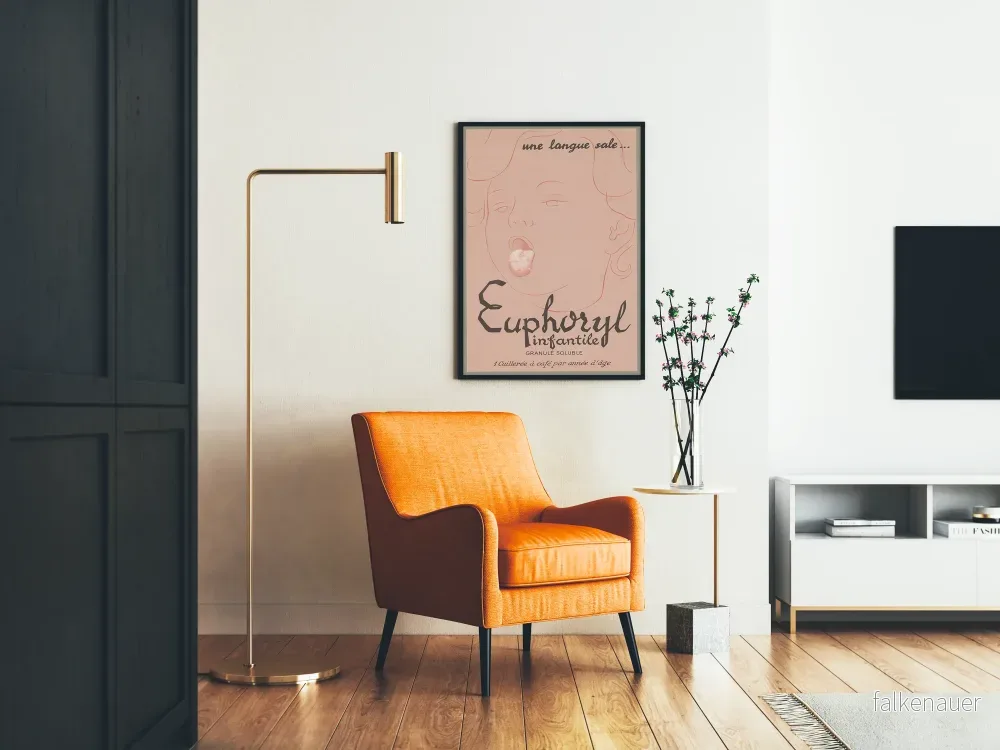 Vintageaffisch Euphoryl Barn - Retro Väggdekoration - Bild 2