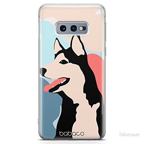ERT GROUP mobiltelefonfodral för Samsung S10e originalt och officiellt licensierat Babaco mönster Dogs 001 Vit optimalt anpassad till formen på mobiltelefonen, gedeeltelijk transparant 5905131008633