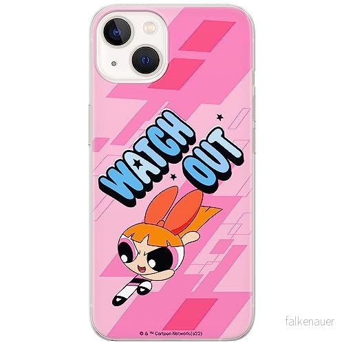 ERT GROUP mobiltelefonfodral för Iphone 13 MINI originalt och officiellt licensierat The Powerpuff Girls mönster 035, fodral tillverkad av TPU plast 5905511980429