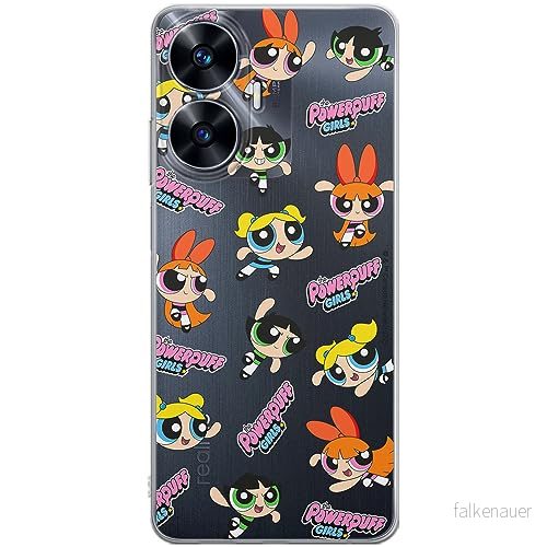 ERT GROUP mobiltelefonfodral för Realme C55 originalt och officiellt licensierat The Powerpuff Girls mönster 028 optimalt anpassad till formen på mobiltelefonen, gedeeltelijk transparant 5905511972981
