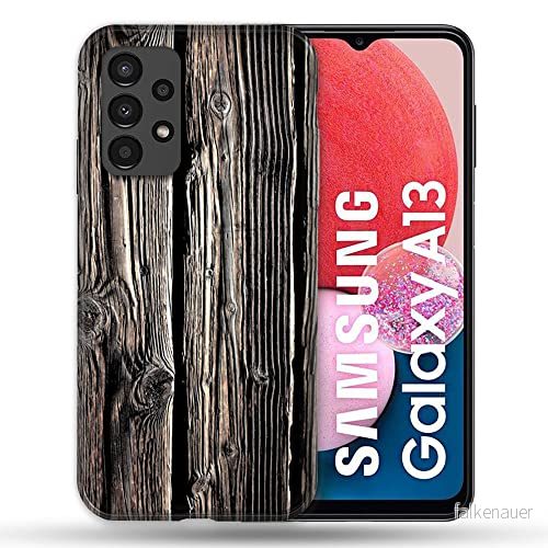 Fodral för Samsung Galaxy A13 trätextur 3614848282077