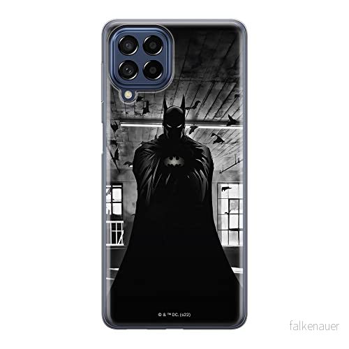ERT GROUP mobiltelefonfodral för Samsung M33 5G originalt och officiellt licensierat DC mönster Batman 068 optimalt anpassad till formen på mobiltelefonen, fodral tillverkad av TPU plast 5905511353230