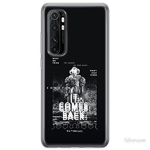 ERT GROUP mobiltelefonfodral för Xiaomi MI NOTE 10 Lite originalt och officiellt licensierat Horror mönster It 017 optimalt anpassad till formen på mobiltelefonen, fodral tillverkad av TPU plast 5905131992659