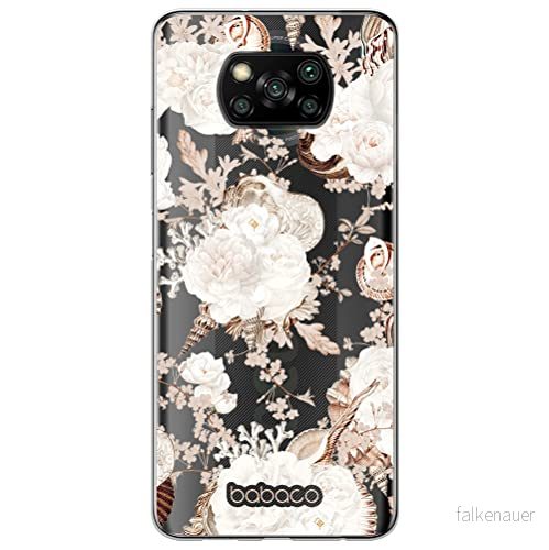ERT GROUP mobiltelefonfodral för Xiaomi POCOPHONE X3 originalt och officiellt licensierat Babaco mönster Flowers 044 optimalt anpassad till formen på mobiltelefonen, gedeeltelijk transparant 5905131325280