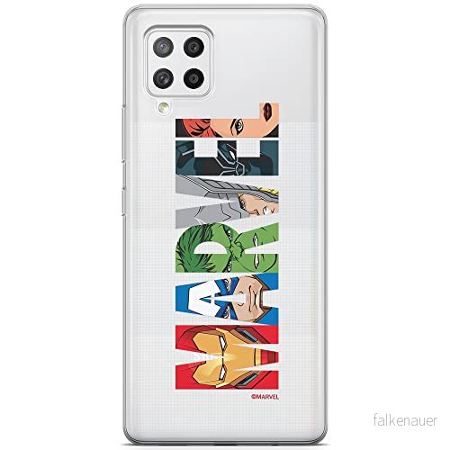 ERT GROUP mobiltelefonfodral för Samsung A42 5G originalt och officiellt licensierat Marvel mönster 011 optimalt anpassad till formen på mobiltelefonen, gedeeltelijk transparant 5904805187353