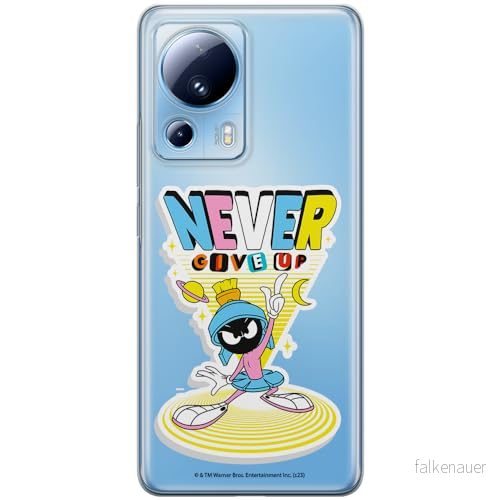 ERT GROUP mobiltelefonfodral för Xiaomi 13 LITE/CIVI 2 originalt och officiellt licensierat Looney Tunes mönster Marvin 005 anpassad till formen på mobiltelefonen, gedeeltelijk transparant 5905795128944