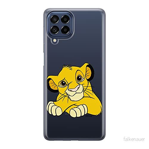 ERT GROUP mobiltelefonfodral för Samsung M33 5G originalt och officiellt licensierat Disney mönster Simba & Friends 009 optimalt anpassad till formen på mobiltelefonen, gedeeltelijk transparant 5905511358204