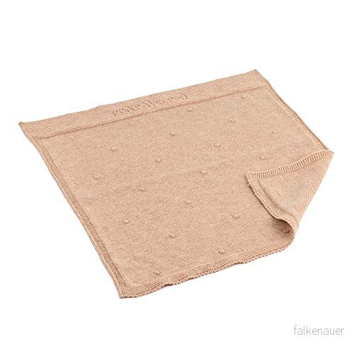 Miniland dockor stickade filtar tillverkade av återvunna material. Terra färg. 8413082315498